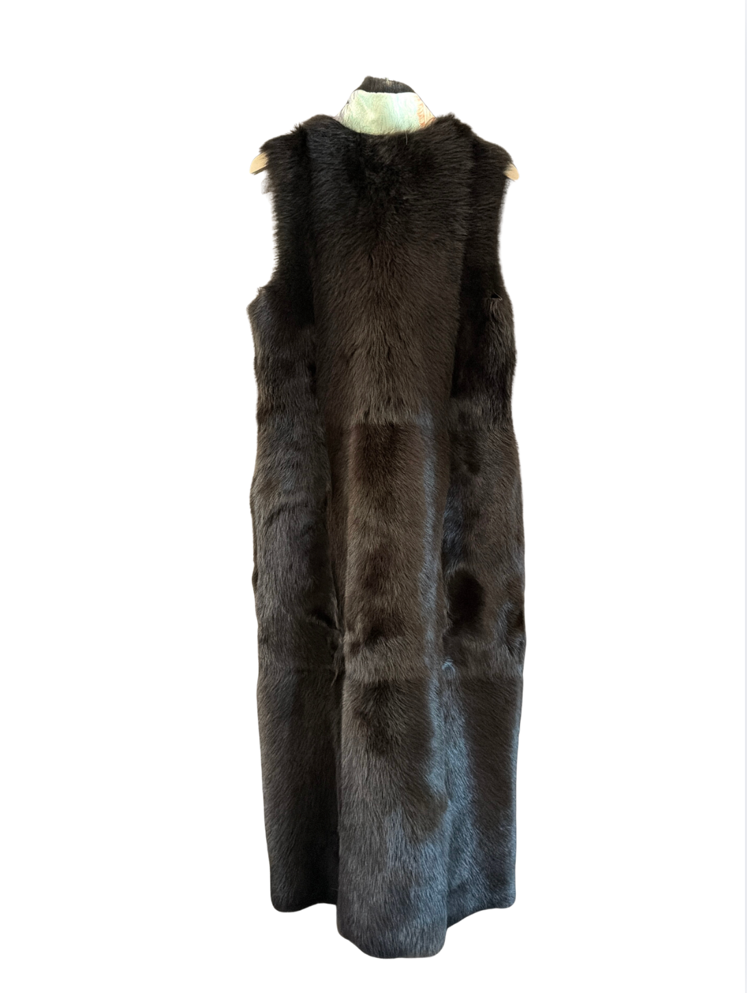 The Long Shearling Vest