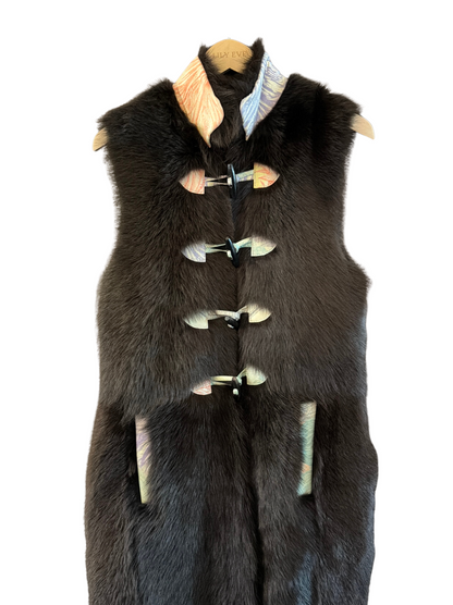 The Long Shearling Vest