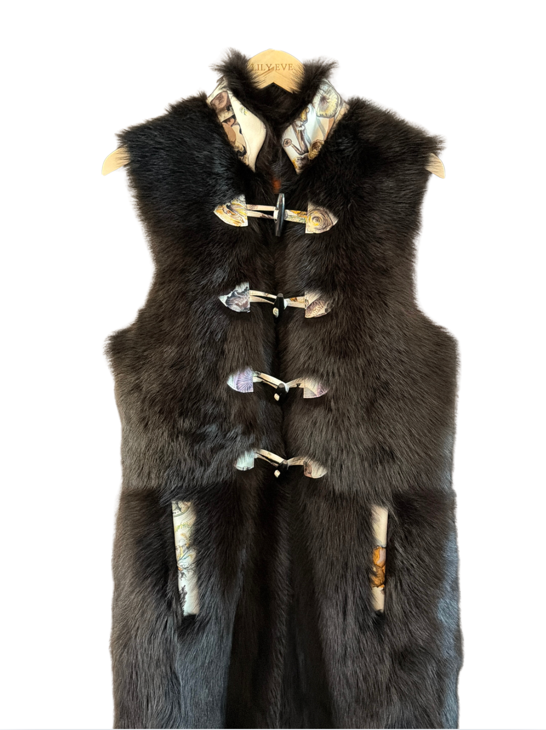 The Long Shearling Vest