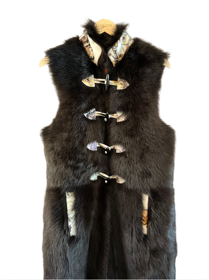 The Long Shearling Vest