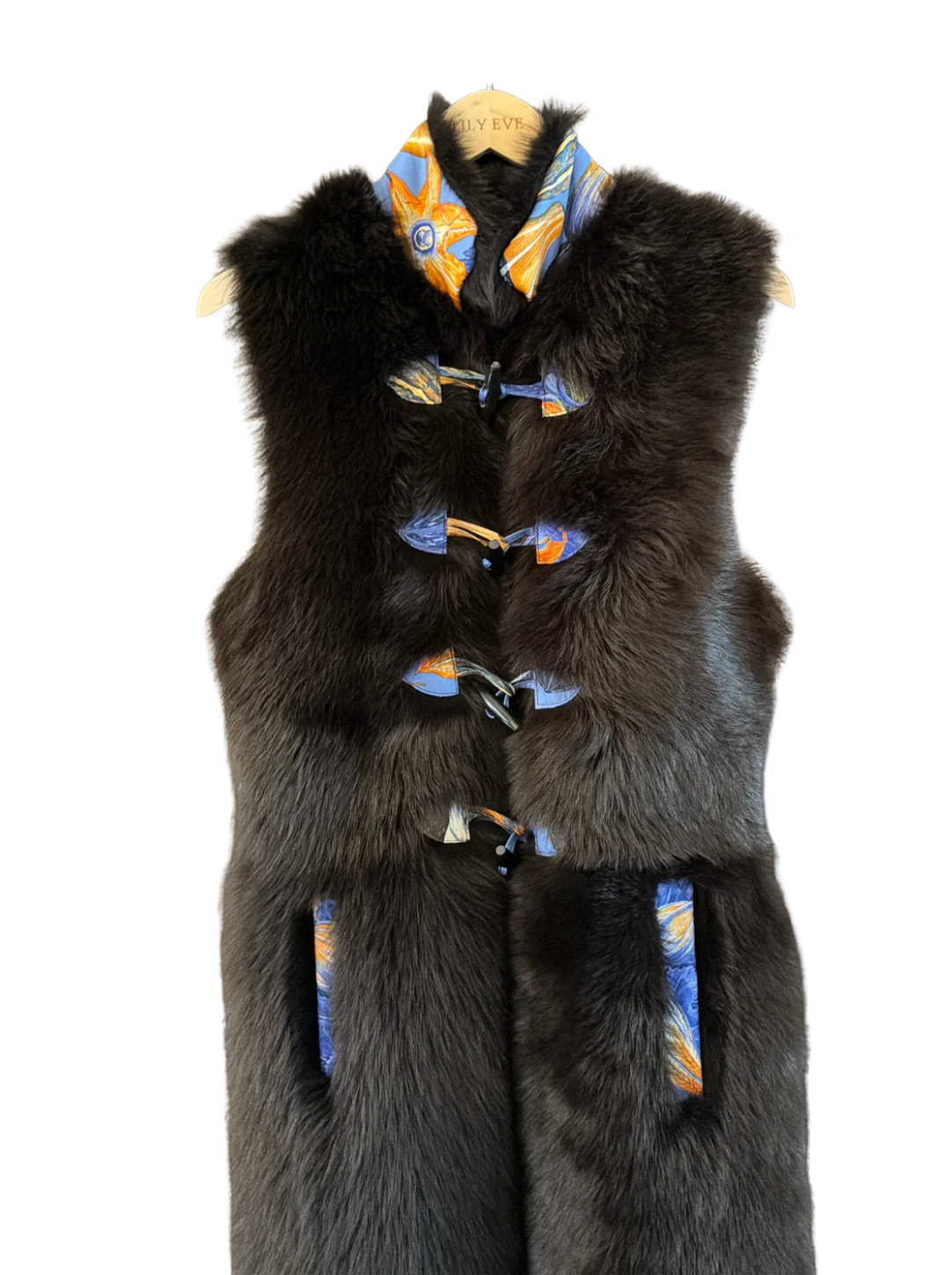 The Long Shearling Vest