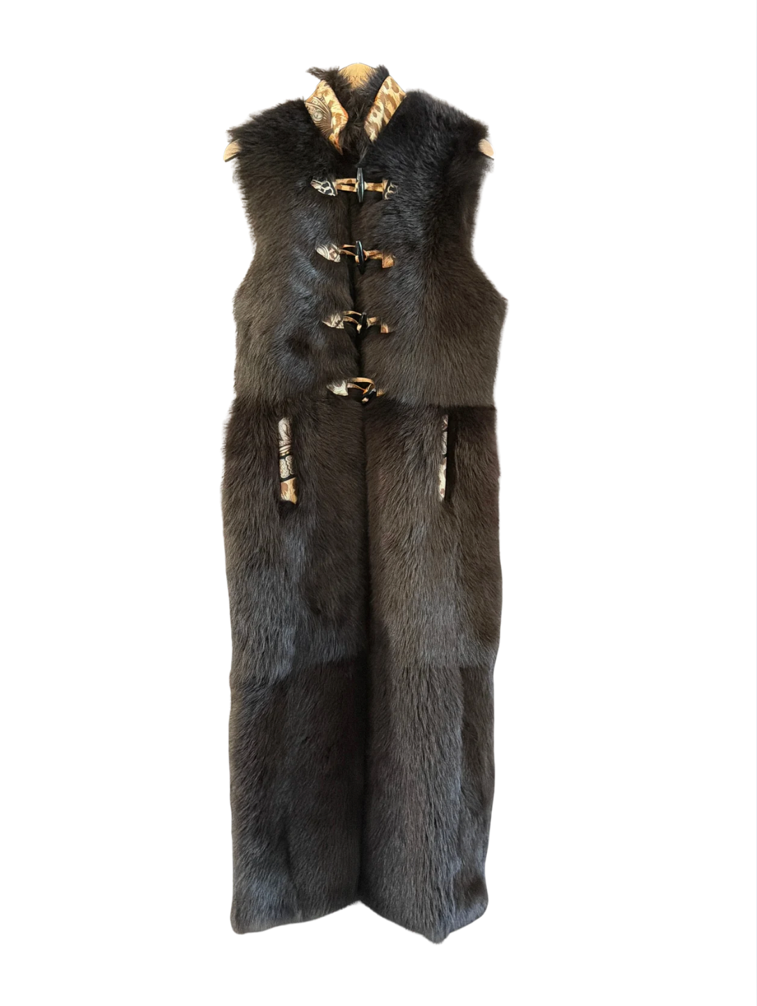 The Long Shearling Vest