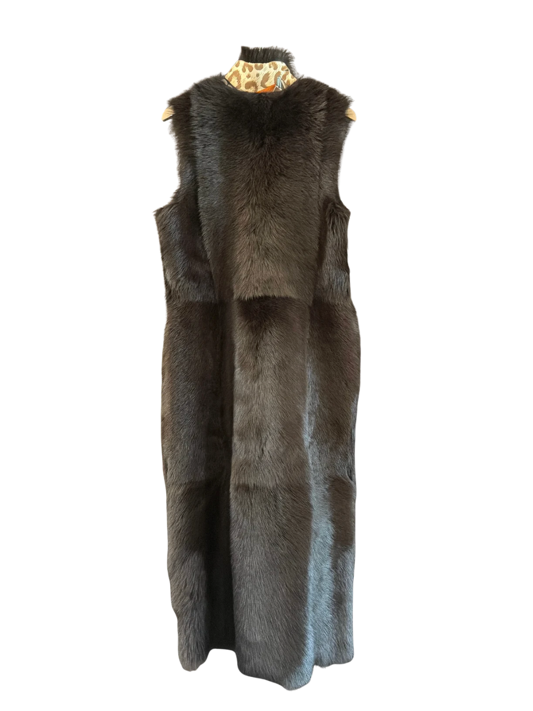 The Long Shearling Vest
