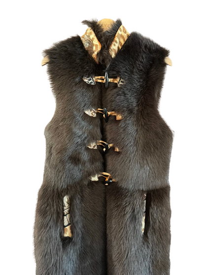 The Long Shearling Vest