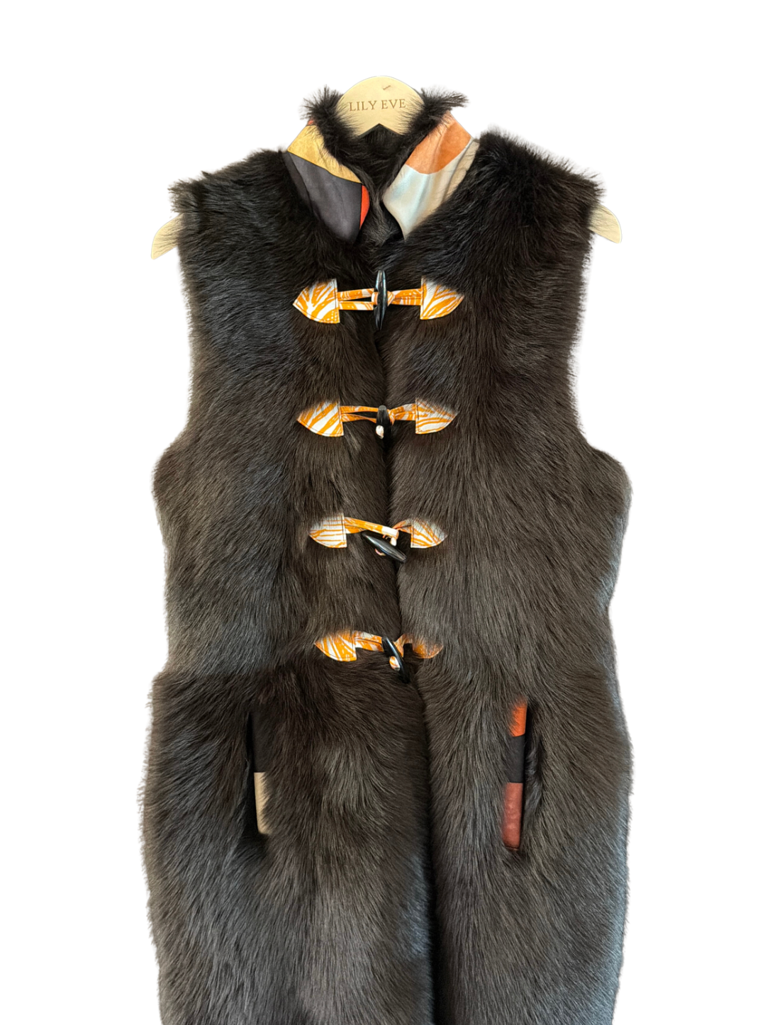 The Long Shearling Vest