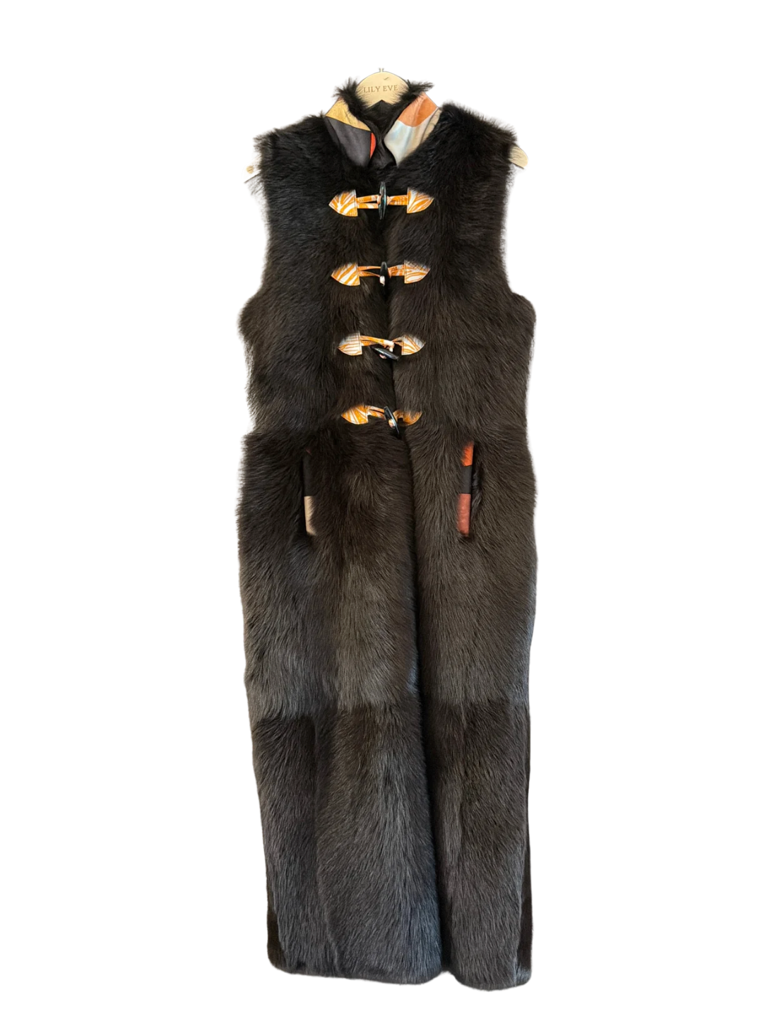 The Long Shearling Vest
