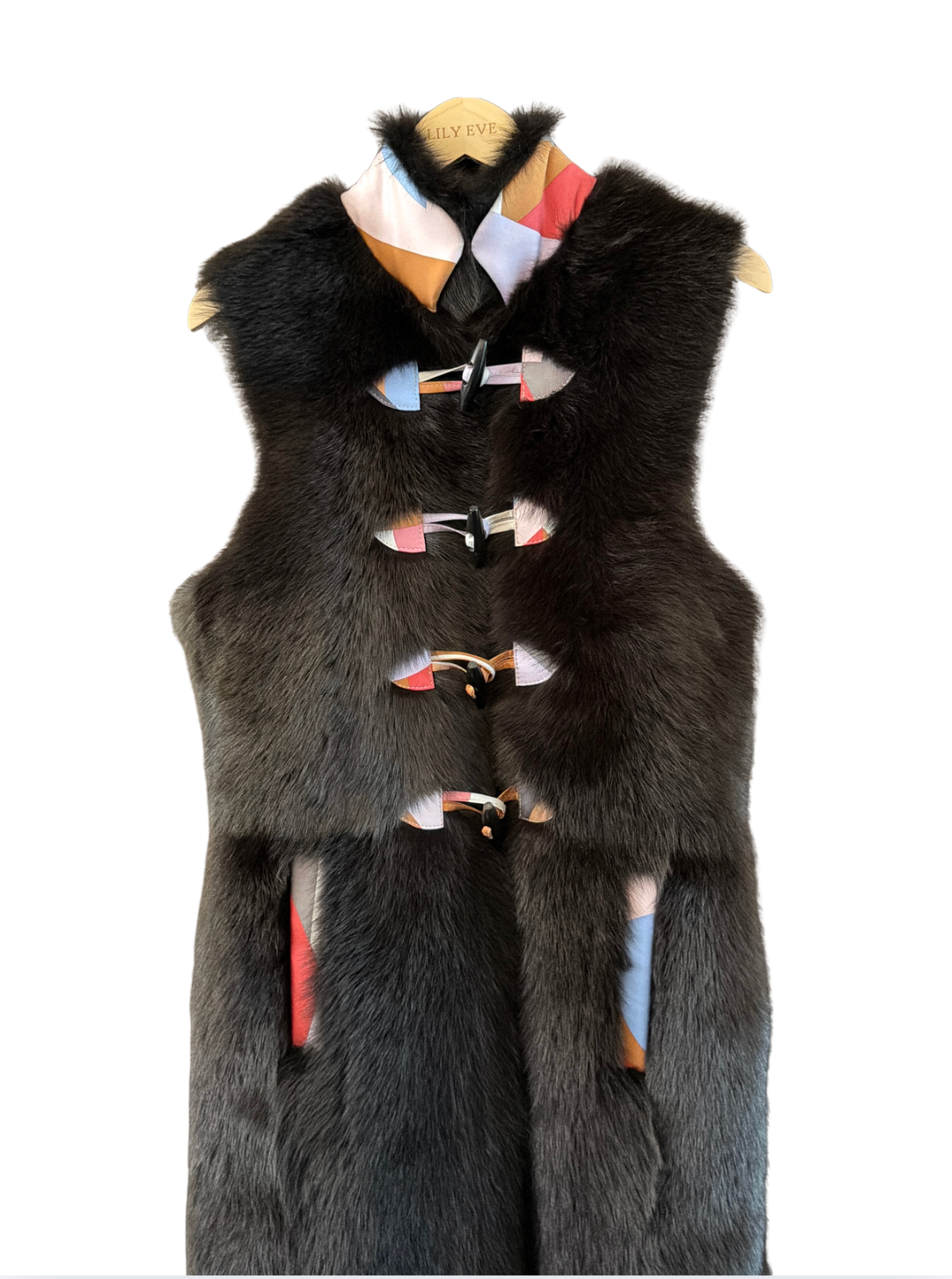 The Long Shearling Vest