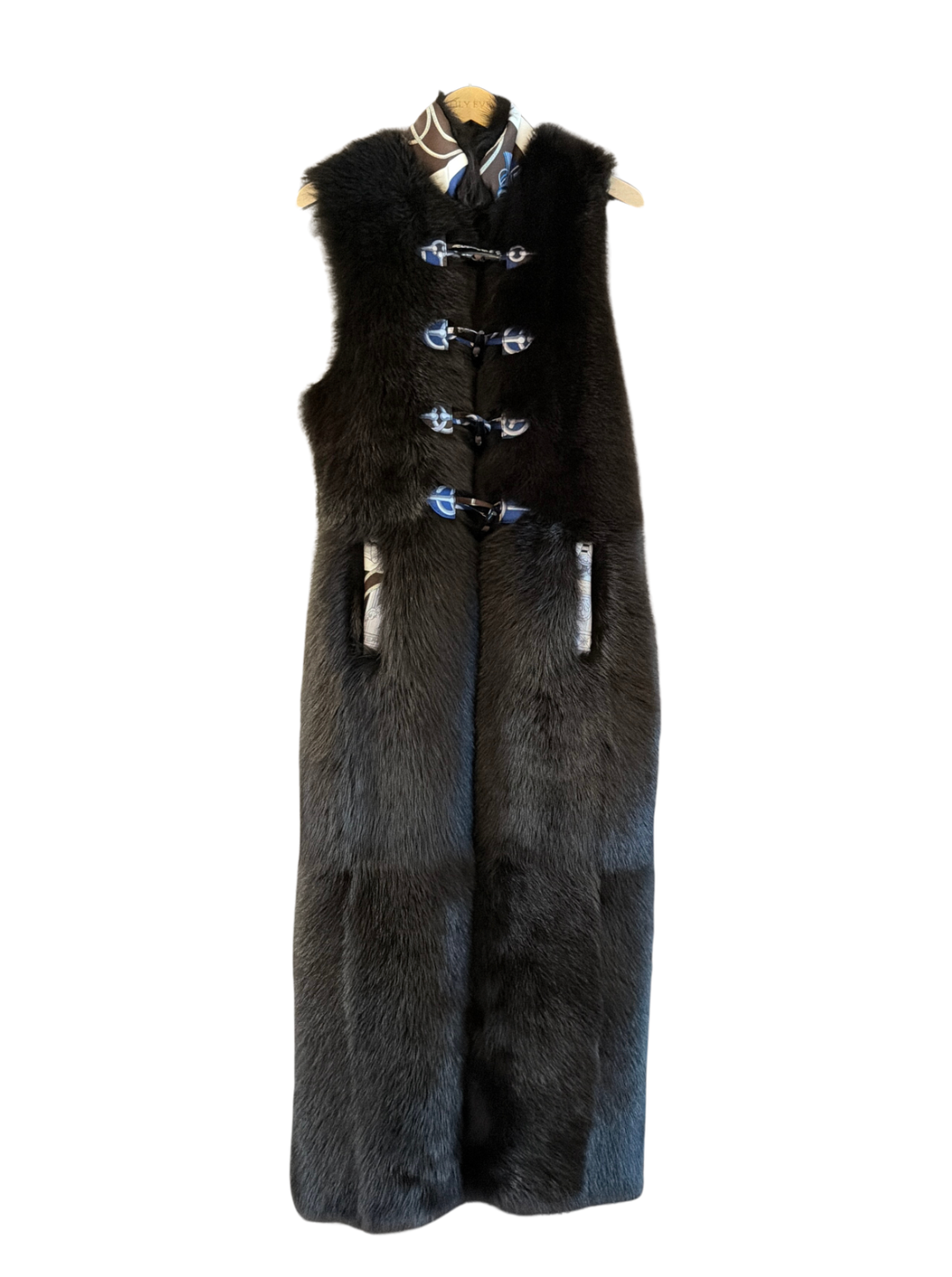 The Long Shearling Vest