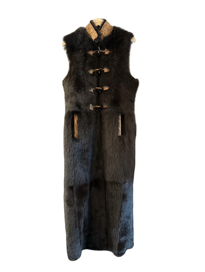 The Long Shearling Vest