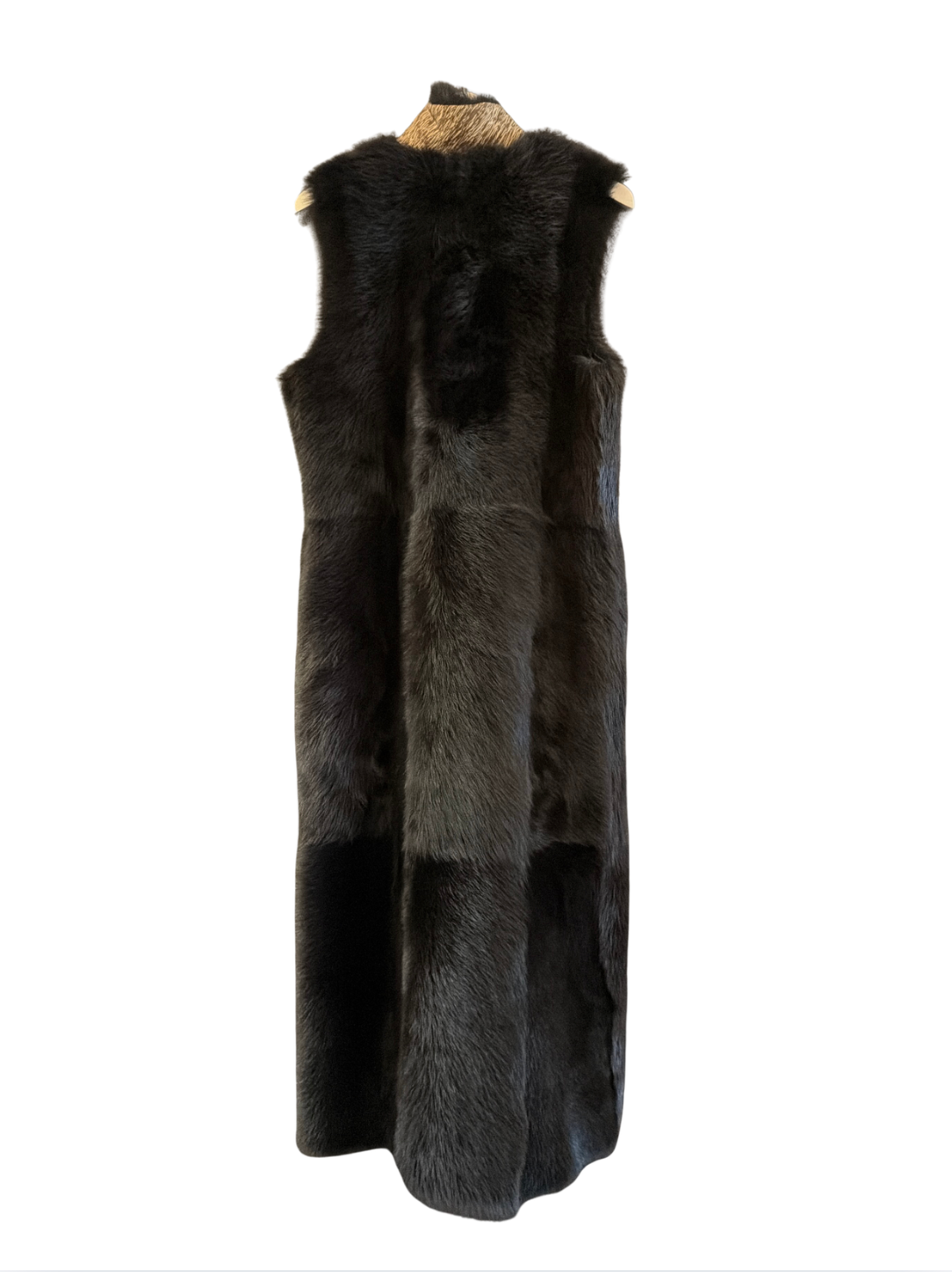 The Long Shearling Vest