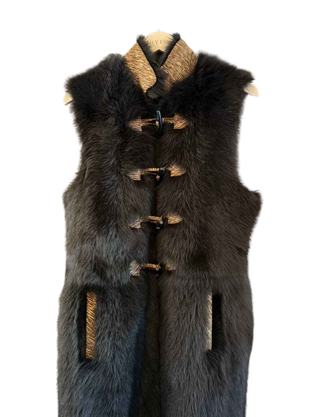 The Long Shearling Vest