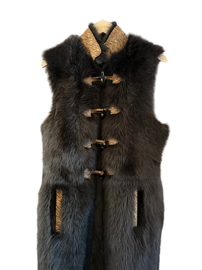 The Long Shearling Vest