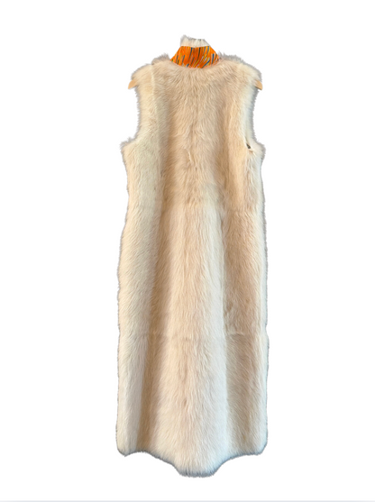 The Long Shearling Vest