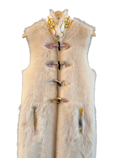 The Long Shearling Vest