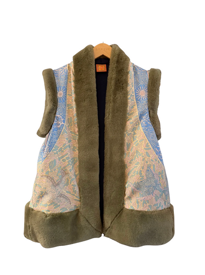The Short Shearling Vest