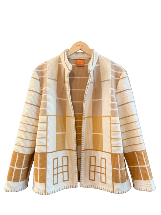 The Camel Grid Jacket