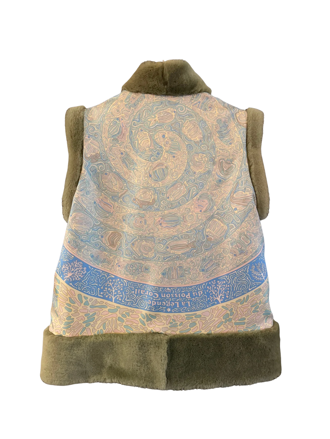 The Short Shearling Vest
