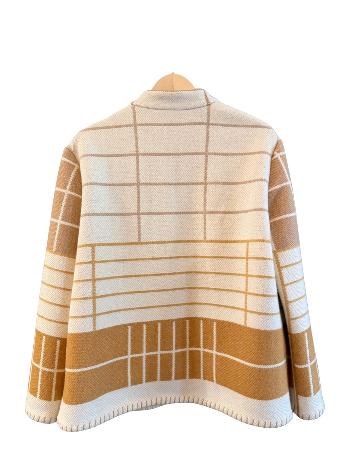 The Camel Grid Jacket