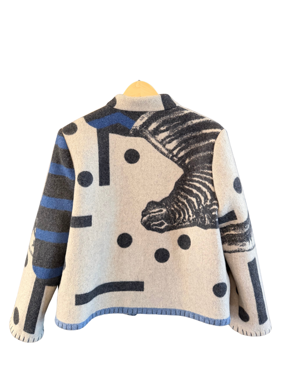The Navy Zebra Head Jacket