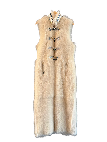 The Long Shearling Vest