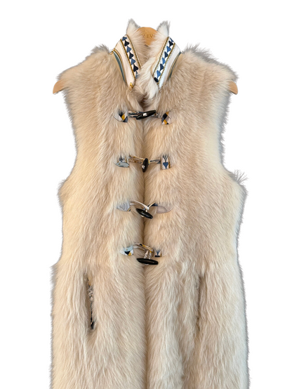 The Long Shearling Vest