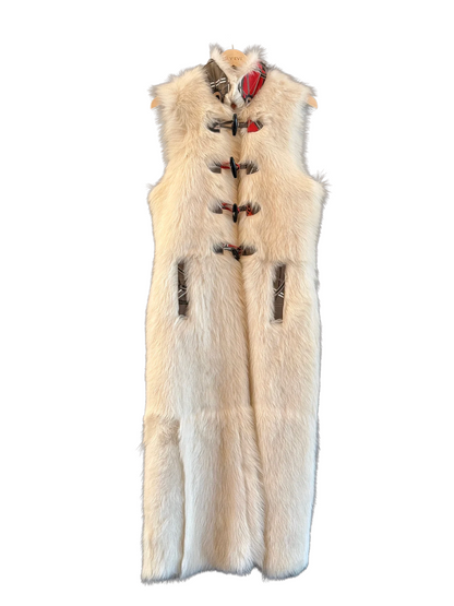 The Long Shearling Vest