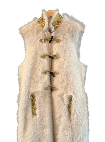 The Long Shearling Vest