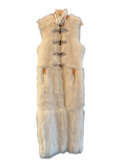 The Long Shearling Vest