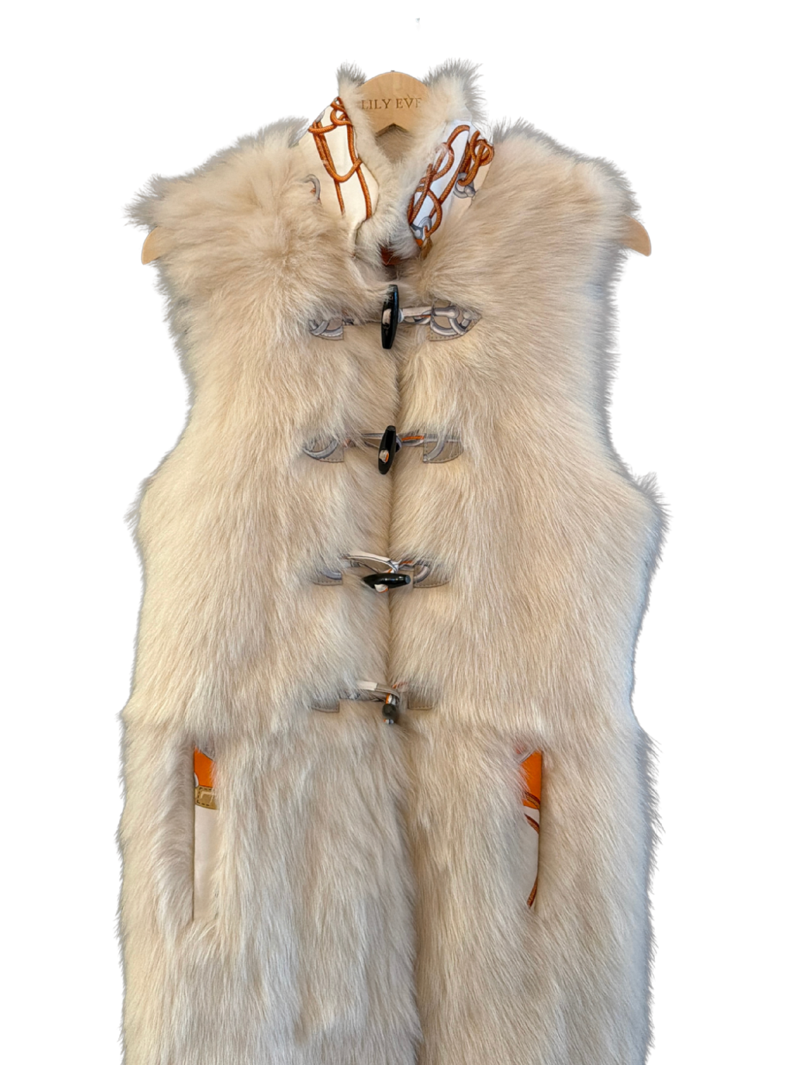 The Long Shearling Vest