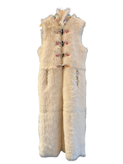 The Long Shearling Vest