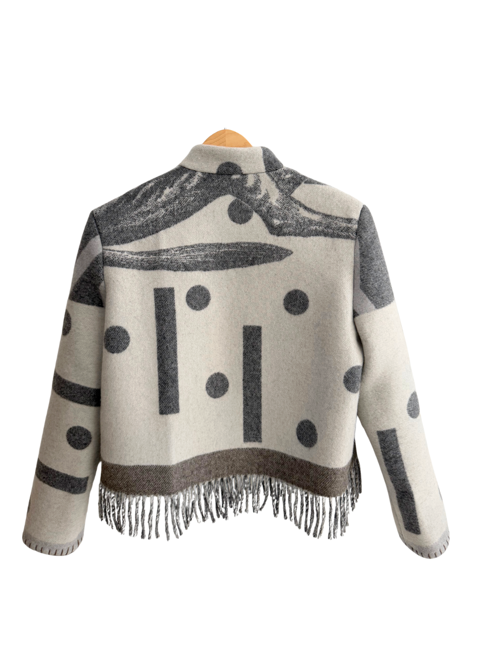 The Grey Fringe Jacket
