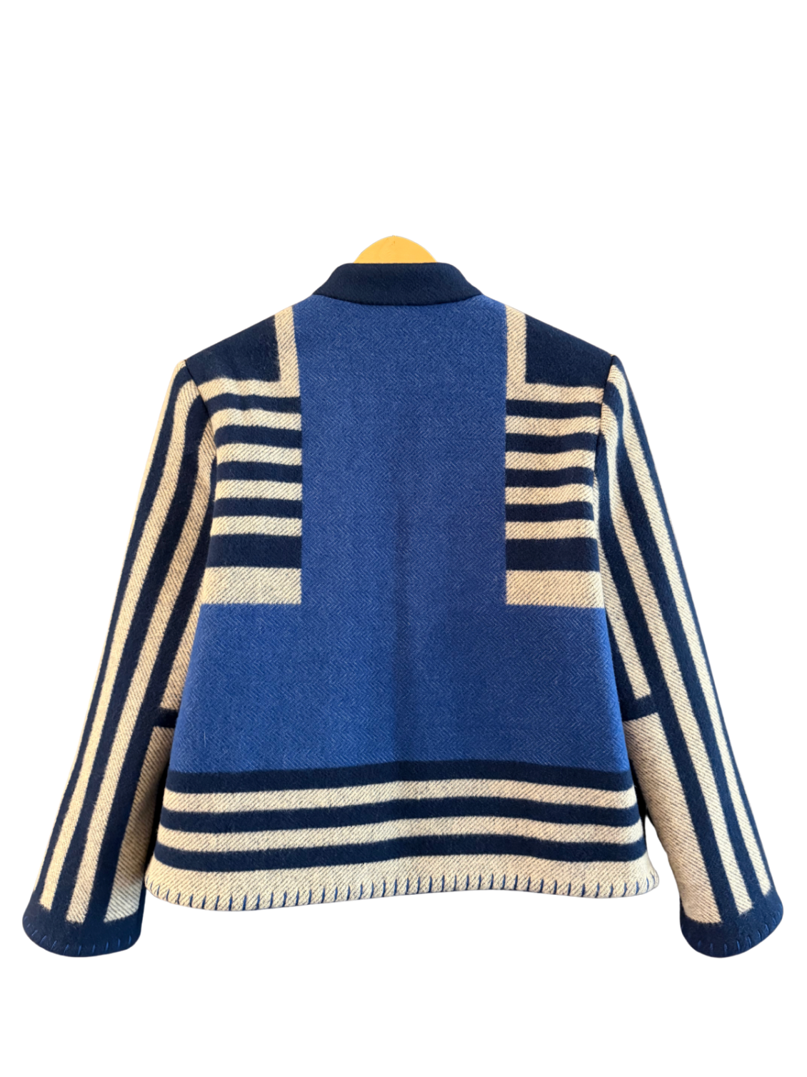 The Navy Pinstripe Jacket